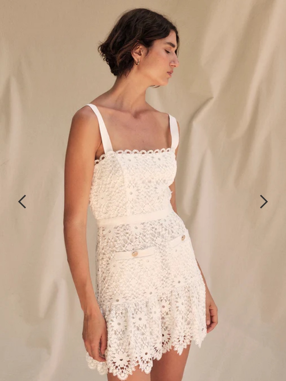 Saylor Verena Lace Mini Dress